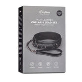 Fetish halsband met riem - PlayForFun